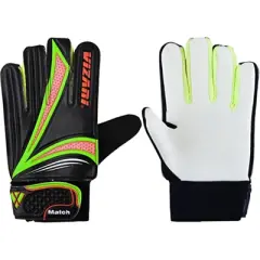 Vizari Junior Match Gloves - Professional Soccer Goalkeeper Goalie Gloves for Kids and Adults - Superior Grip, Durable Design, Secure Fit