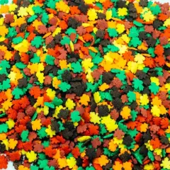 Sprinkle Me This &ndash; Raking in the Fall Sprinkles - Autumn-Themed Edible Sprinkles for Cupcakes, Cookies, Cakes & More