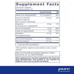 Pure Encapsulations OsteoBalance - Hypoallergenic Supplement to Promote Calcium Absorption and Enhance Healthy Bone Mineralization*