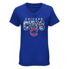 MLB Chicago Cubs Boys' V-Neck T-Shirt