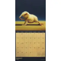 Trends International Inc. 2023-24 Wall Calendar 12"x12" Yoga Chicks by Lucia Heffernan