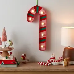 LED Marquee Candy Cane Christmas Novelty Silhouette Light - Wondershop&trade;