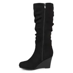 Journee Collection Womens Haze Wedge Knee High Boots