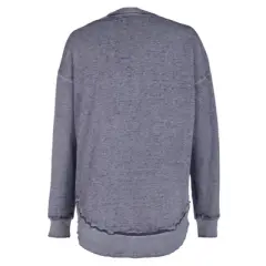 NBA Denver Nuggets Women's Burnout Crew Neck Fleece Sweatshirt