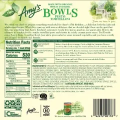 Amy's Frozen Pesto Tortellini Bowls - 9.5oz