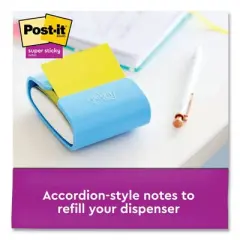 Post-it Notes Super Sticky Pads in Summer Joy Collection Colors, 1.88" x 1.88", 90 Sheets/Pad, 8 Pads/Pack
