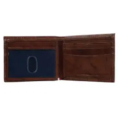 Tommy Hilfiger Men's Leather Huck Traveler Passcase Bifold Wallet