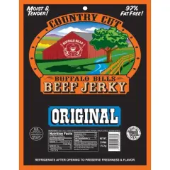 Buffalo Bills 2.6oz Original (aka Mild) Country Cut Beef Jerky - Six 2.6oz Packs