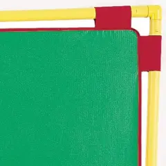 Children's Factory Contemporary Plastic Big Screen Kids PlayPanel Divider, Classroom Partitions, Free-Standing Fence For Nursuries/Home, Green