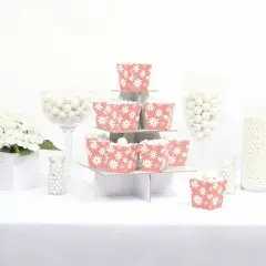 Big Dot of Happiness Pink Daisy Flowers - Party Mini Favor Boxes - Floral Party Treat Candy Boxes - Set of 12