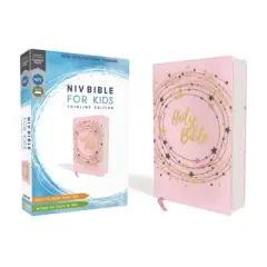 Niv, Bible for Kids, Flexcover, Pink/Gold, Red Letter, Comfort Print - by  Zondervan (Paperback)