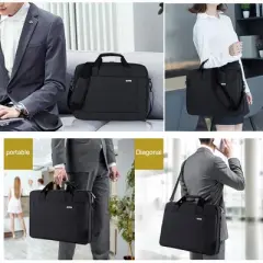 Laptop Bag Case Computer Sleeve Messenger Bag with  Waterproof Large Capacity Business Briefcase