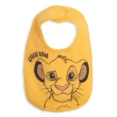 Disney Lion King Simba Timon Pumbaa 4 Pack Bibs Multicolored One Size