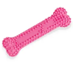 Nylabone Puppy Chew Dental Bone Chew Toy - Pink