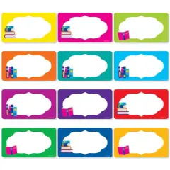 Scholastic Teaching Solutions Library Labels Accents, 72 Per Pack, 3 Packs