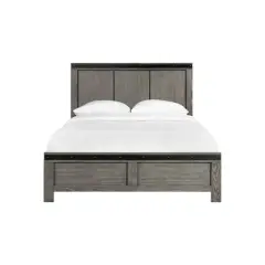 Queen Montauk Panel Bed Gray - Picket House Furnishings