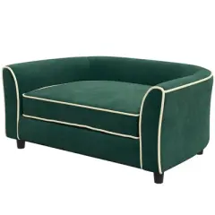 UbMelt Dog Bed Elegant Pet Bed for Dogs Comfy Dog Couch with Wood Legs Durable Elevated Dog Sofa Bed Modern and Stylish Dog Sofa