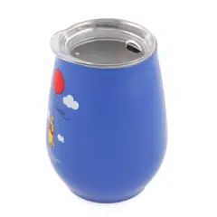 Silver Buffalo Disney Winnie the Pooh "Up, Up And Away" 10-Ounce Stainless Steel Tumbler