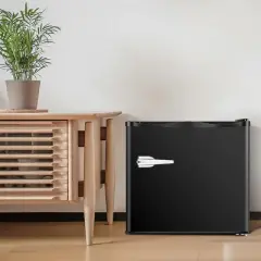 Kismile 1.2 Cu.Ft Upright Freezer, Energy Saving and Low Noise, 3 temperature settings (Black)