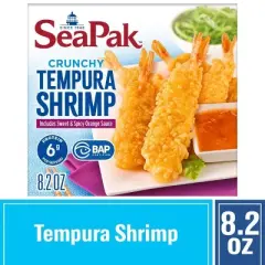 SeaPak Tempura Shrimp in Crispy Coating - Frozen - 8.2oz
