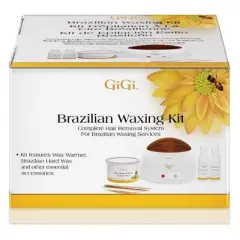Gigi Brazilian Waxing Kit - #0954 | Non-strip Formula | Efficient hair removal of the bikini area
