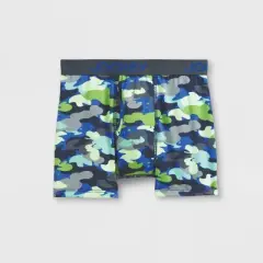 Jockey Generation&trade; Boys' 3pk Microfiber Boxer Briefs - Blue/Gray/Green