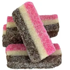 Neapolitan Old Fashioned Coconut Slices &ndash; Nostalgic Candy by Candy Farm &ndash; Available in 1 Pack, 6 Pack, or 24 Pack