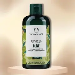 The Body Shop - Shower Gel Olive | gives elasticity to the skin and is very effective against stretch marks. - (8.4 oz)