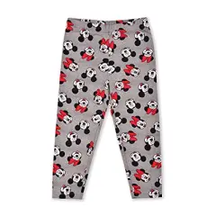 Disney Girl's 2-Pack Minnie Mouse Graphic Pullover Hoodie and Legging Pant Set