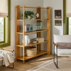 Natural Wood Bookcase - Hearth & Hand&trade; with Magnolia