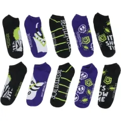 Beetlejuice It's Show Time 5 Pack No-Show Ankle Socks