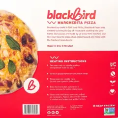 Blackbird Frozen Margherita Plant Based Pizza - 14oz