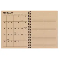 TF Publishing 2024 Weekly/Monthly Planner 8"x6.5" Neutral Plaid