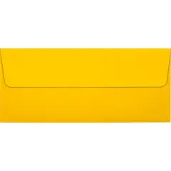 LUX Square Flap Self Seal #10 Invitation Envelope 4 1/2" x 9 1/2" Sunflower 50/Pack (EX4860-12-50)