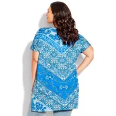 Women's Plus Size Cassie Tunic - ocean | AVENUE