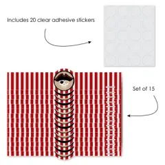 Big Dot of Happiness Beware of Pirates - DIY Party Supplies - Pirate Birthday Party DIY Wrapper Favors & Decorations - Set of 15