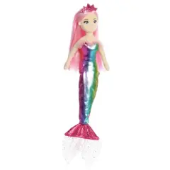 Aurora Sea Sparkles 18" Nanda Mermaid Pink Stuffed Doll