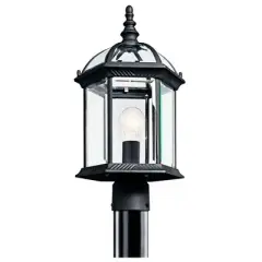 Kichler Lighting Barrie 1 - Light Post Light in  Black