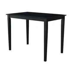 30' X 48' Solid Wood Top Counter Height Table with Shaker Legs - International Concepts