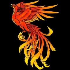 Men's Design By Humans Phoenix By Zeldy Tank Top