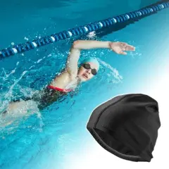 Unique Bargains Elasticity Swim Cap for Adult 5.91"x9.25" 1 Pc