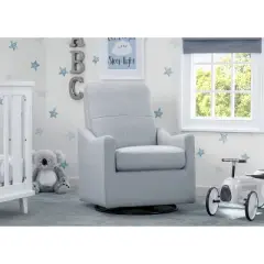 Delta Children Kenwood Slim Nursery Glider Swivel Rocker Chair - Sea Breeze