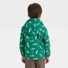 Toddler Boys' Full Zip Racecar Softshell Jacket - Cat & Jack&trade; Green