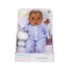 Perfectly Cute 14" Sleepy Time Baby Doll - Brown Hair/Brown Eyes