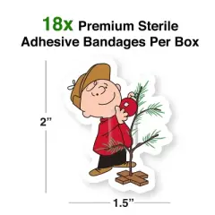NMR Distribution Peanuts A Charlie Brown Christmas Adhesive Bandages | Set of 18