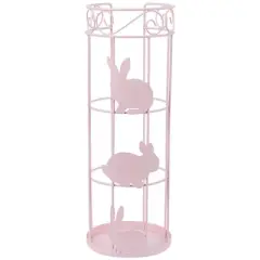 The Lakeside Collection Decorative Bunny Plastic Cup Holder
