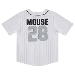 Boys Mickey Mouse Baseball Jersey - Boys Classic Mickey Mouse Mesh Button Down Baseball Jersey - Disney Mickey Mouse Fashion Shirt