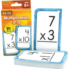 Edupress Multiplication 0-12 Flash Cards