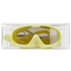 Sunnylife Kids Swim Mask Salty The Shark Neon Yellow,Underwater Goggles,Age 3+
