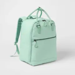 23L 16'' Adaptive Signature Commuter Backpack - Open Story&trade; Sage: Wheelchair Friendly